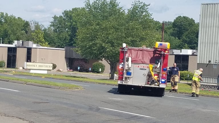 Video: Enfield Fire Rescue District 1 Responds to Underground Fire at Brooks Brothers Warehouse