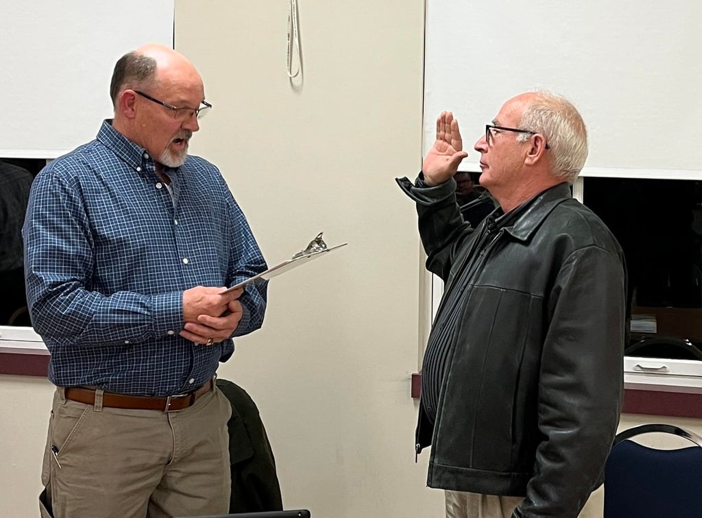 Richard Collison sworn in as Union Fire District of South Kingstown warden