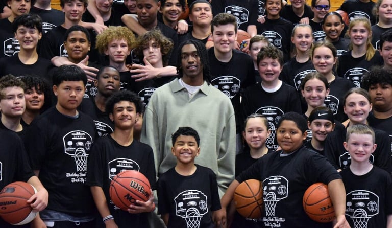 Lowell Police Youth Services Program and Community Partners Hold School Vacation Basketball Camp