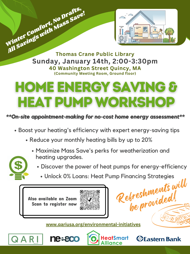 Home Energy Saving & Heat Pump Workshop 家庭节能及热泵知识讲座