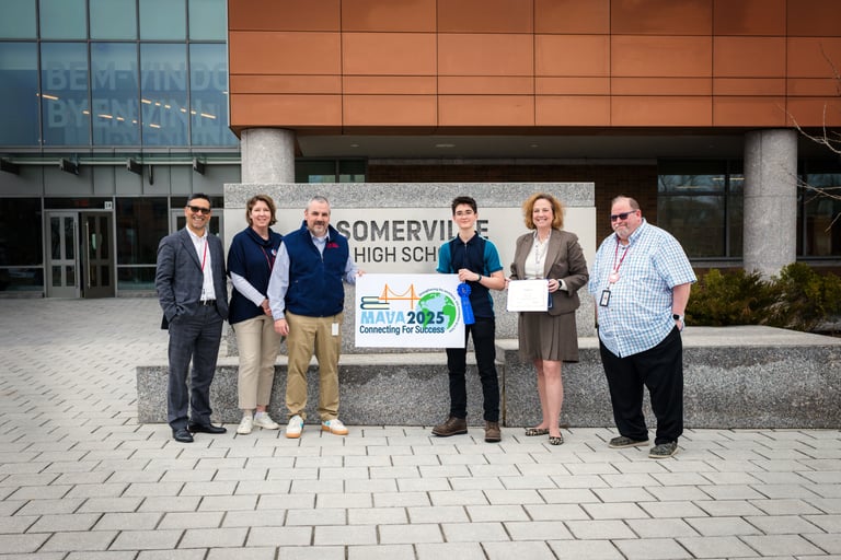 Somerville Senior Sam Ryan Wins MAVA Graphic Design Contest