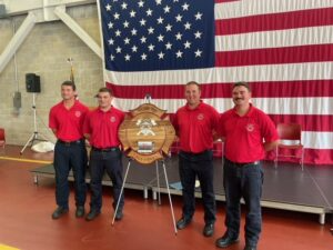 2023 Massachusetts Fire Academy recruit graduates.