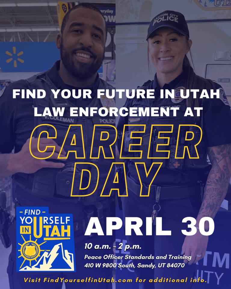 Find Yourself in Utah Law Enforcement Career Day – April 30