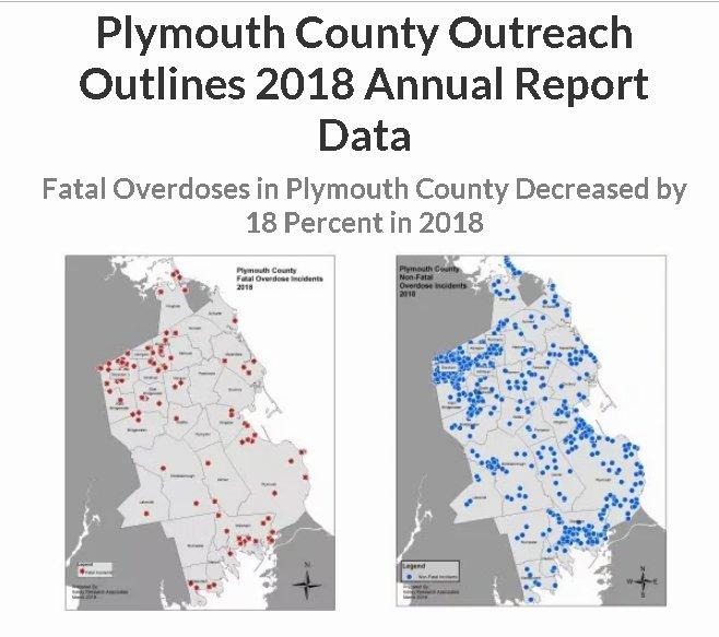Plymouth County Outreach: Fatal Overdoses in Plymouth County Decreased by 18 Percent in 2018