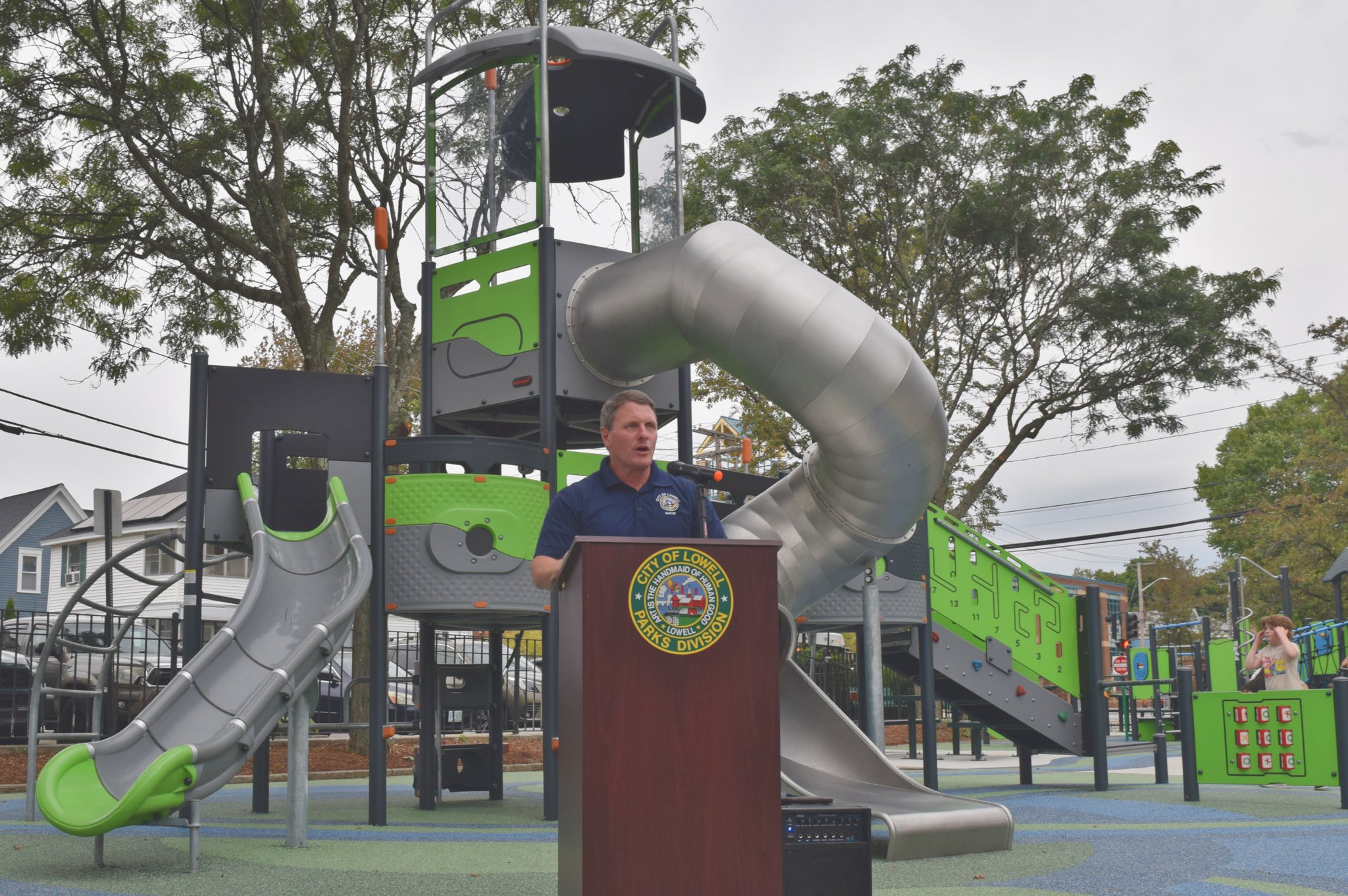 City of Lowell Cuts the Ribbon on a Renovated Father Maguire Park