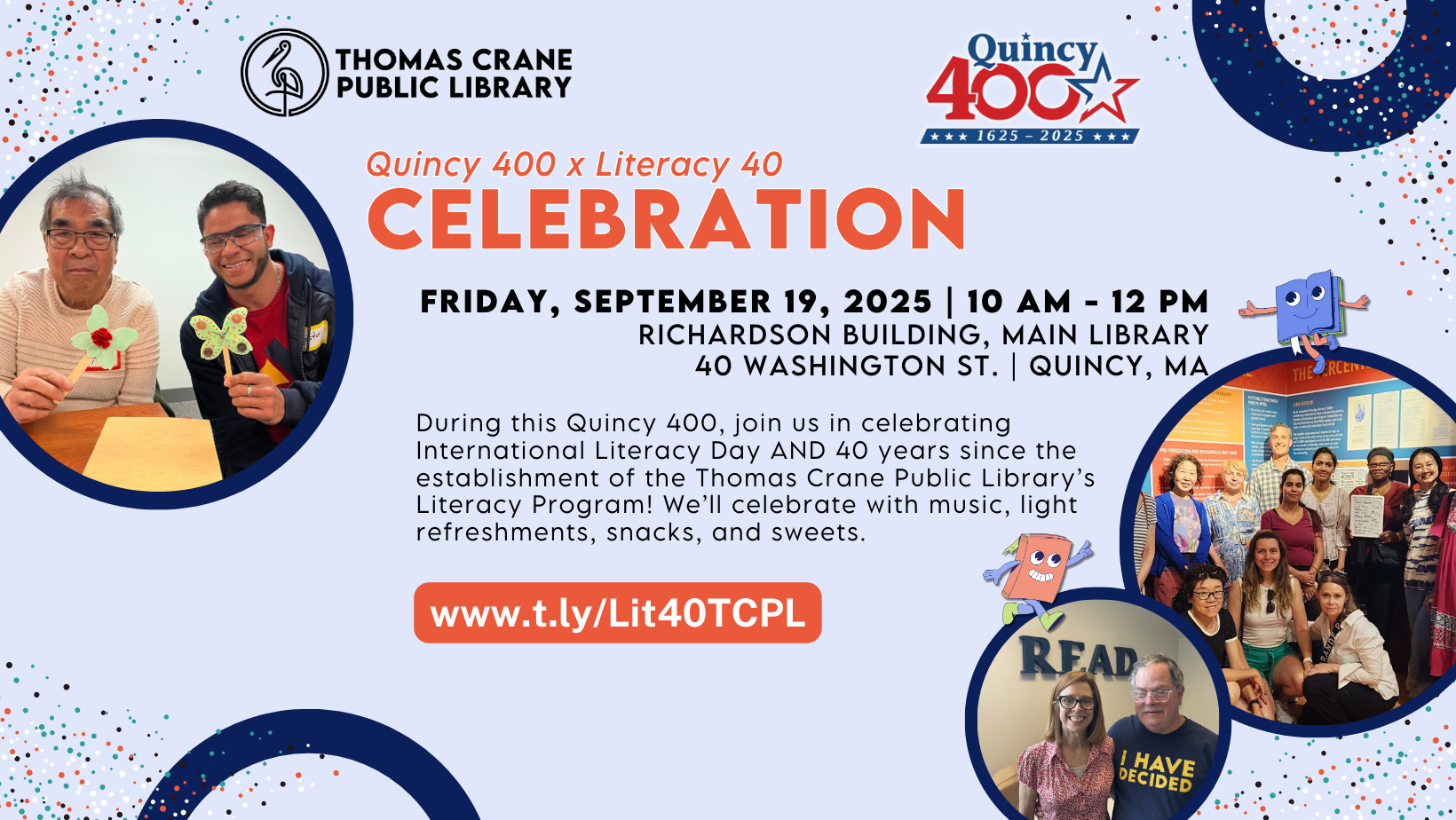 Quincy 400: Literacy 40th Anniversary!