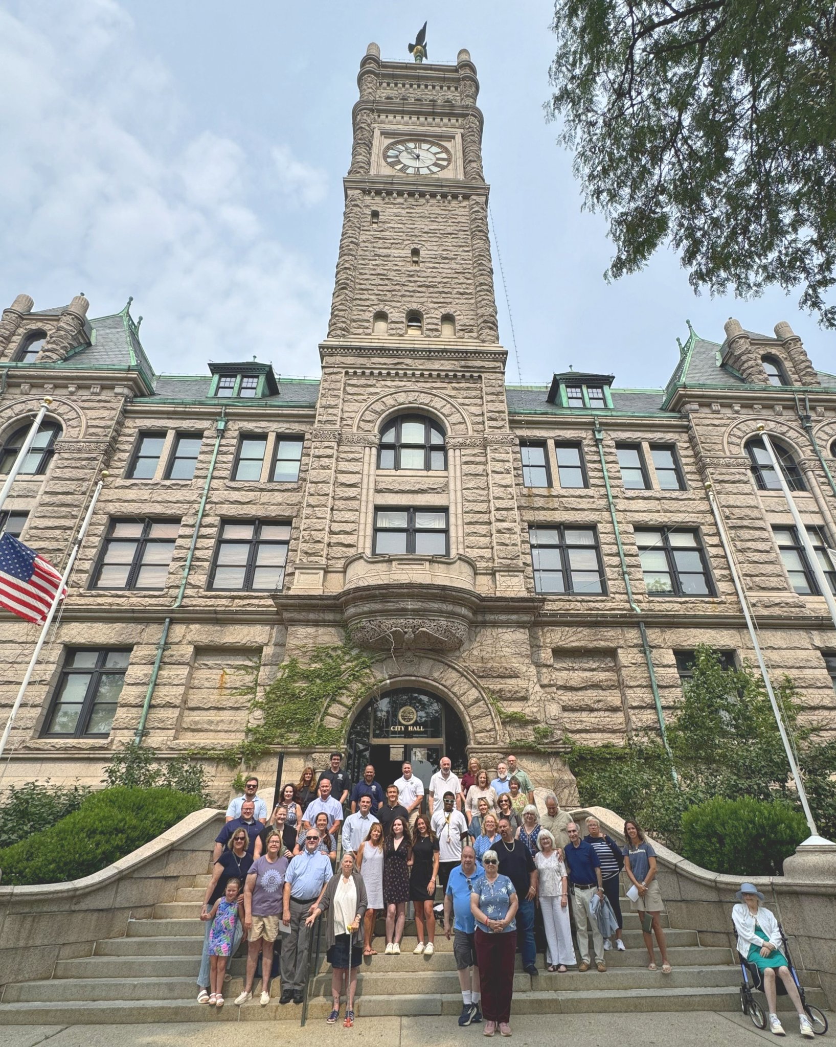 Lowell City Hall Clocktower Dedicated to the Man Who Kept the Clock Ticking for Decades — Wally Burns