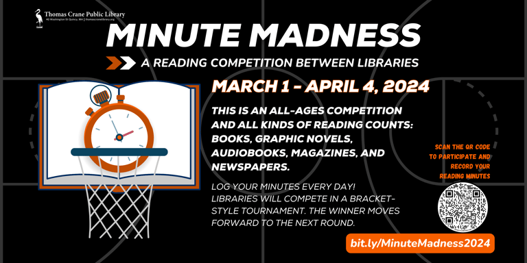 MINUTE MADNESS 2024: All Ages Library Reading Competition!