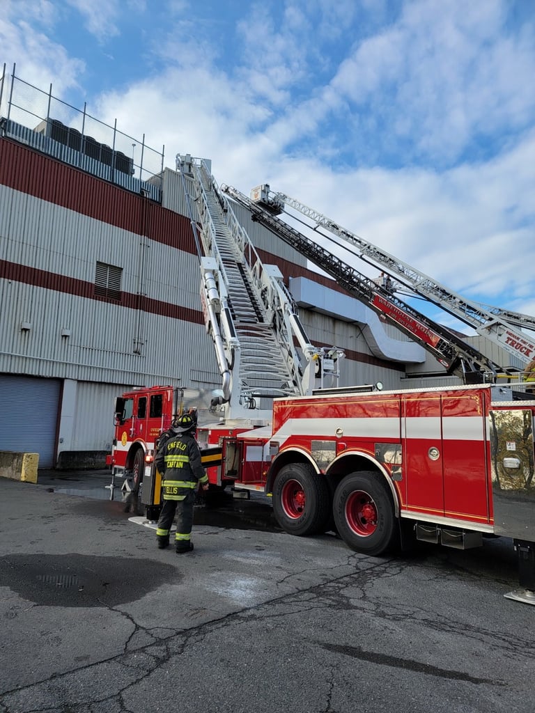 Enfield Fire District No.1 Responds to Fire at Ahlstrom Company