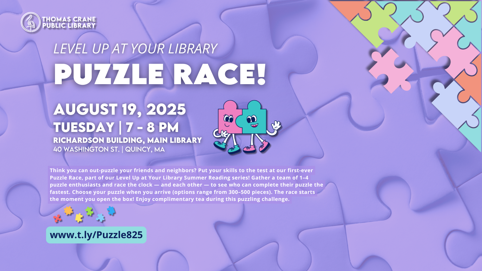 Level Up at the Library: Puzzle Race!