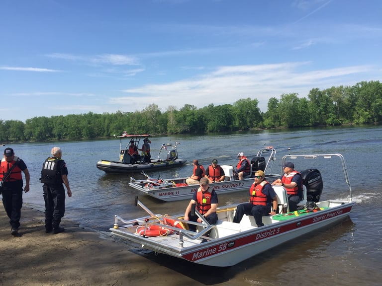 Enfield Fire District No. 1 Participates in Joint Training Exercise on Connecticut River