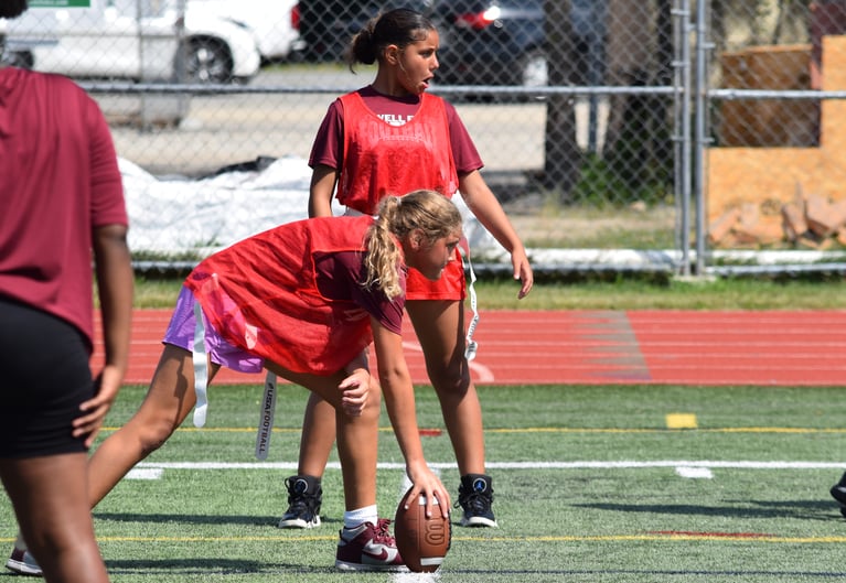 HIKE! Lowell Police Department Organizes Flag Football Camp for City Boys and Girls at Cawley Memorial Stadium