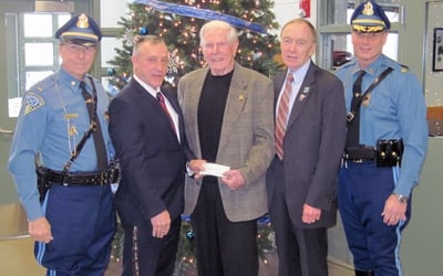 Bourne State Police Donate $10,000 to CFKWC