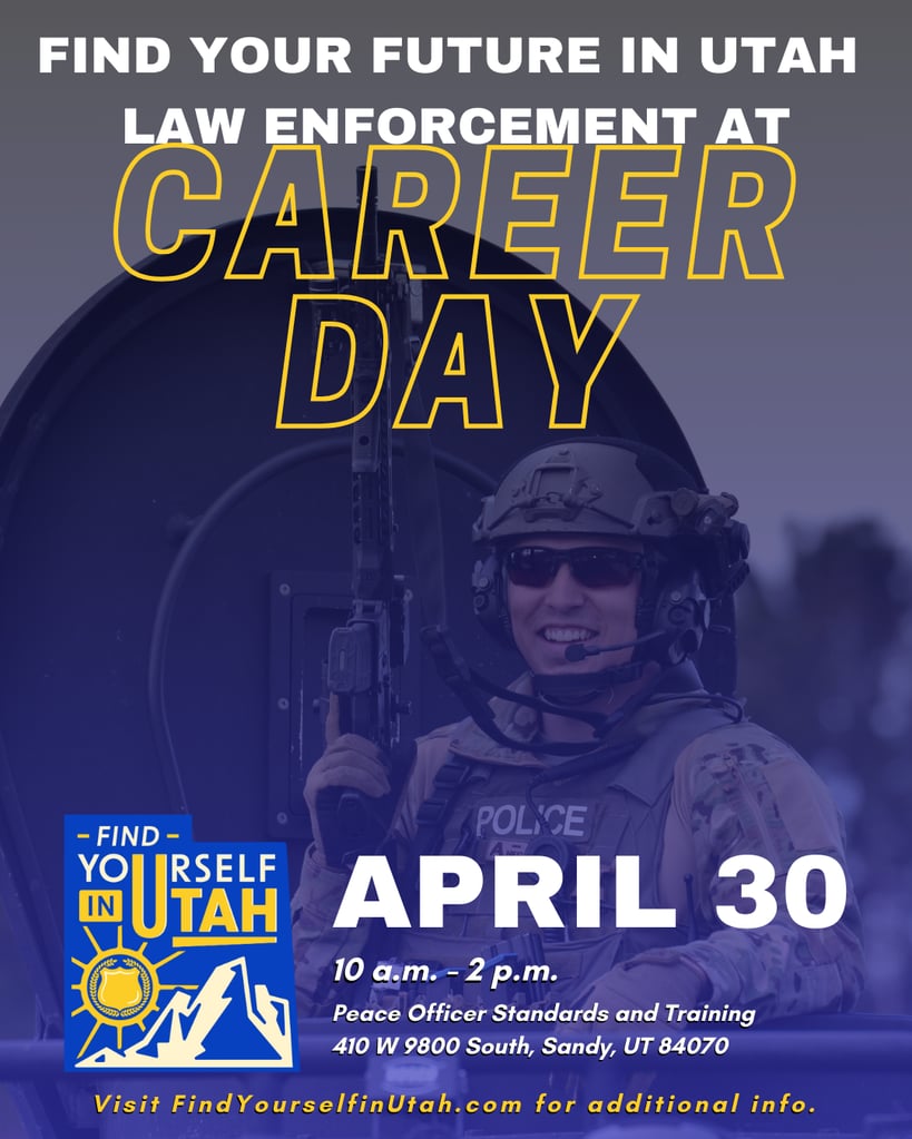 Utah Law Enforcement Career Day Poster