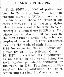 Chief Frank G. Philips