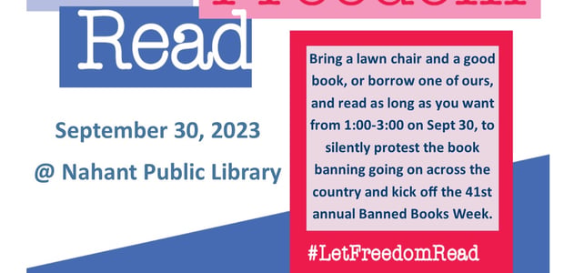 Let Freedom Read, a read-in for all ages