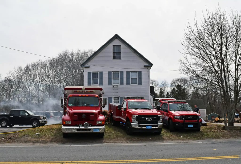 PHOTOS Dracut Fire Department Trains in Home Slated for Demolition on