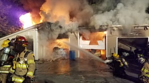 Commercial Building Fire