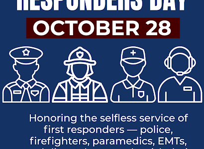 National First Responders Day – Oct. 28