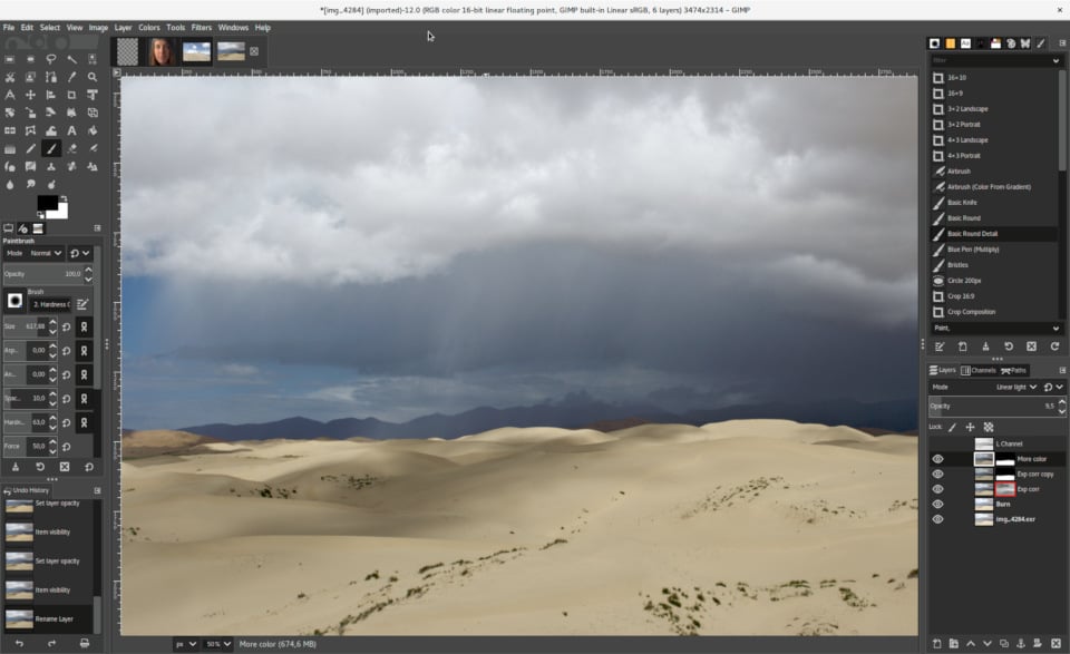 GIMP software