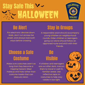 Halloween Safety Flyer from Holbrook