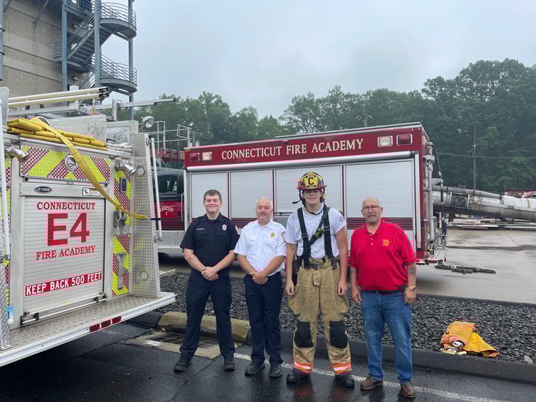 Enfield Fire Cadet Jack Breen Completes Introduction to the Fire Service Program