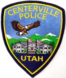Centerville City, Utah Police Department Patch