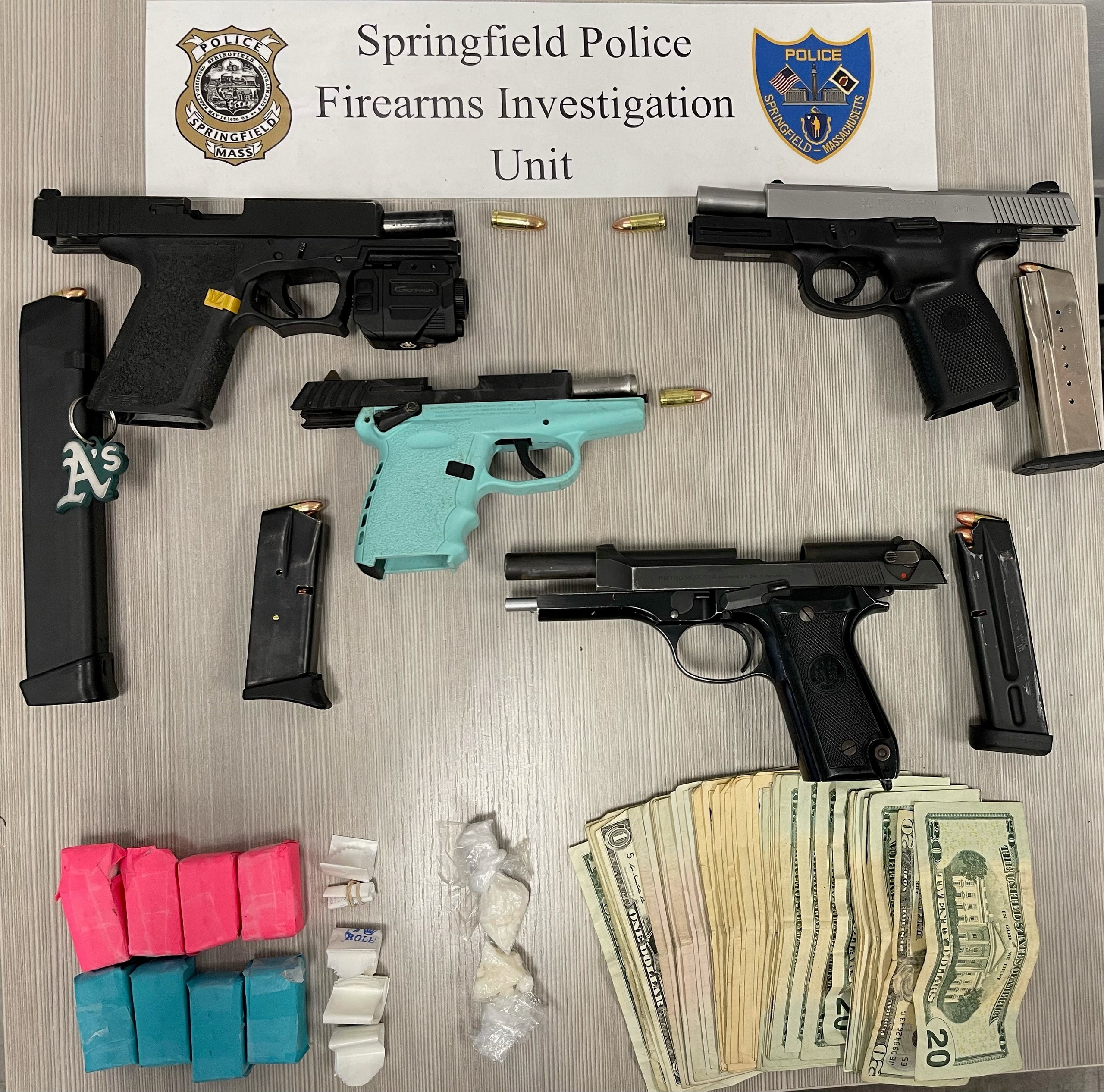 Springfield Police Seize Four Illegal Firearms, Arrest Three Suspects after  ShotSpotter Activation on Marble Street – Springfield Police Department