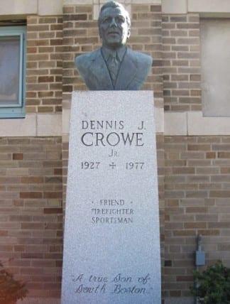 Dennis J. Crowe Memorial at the L Street Bathhouse, South Boston.