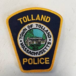 Tolland, Massachusetts Police Department Patch.