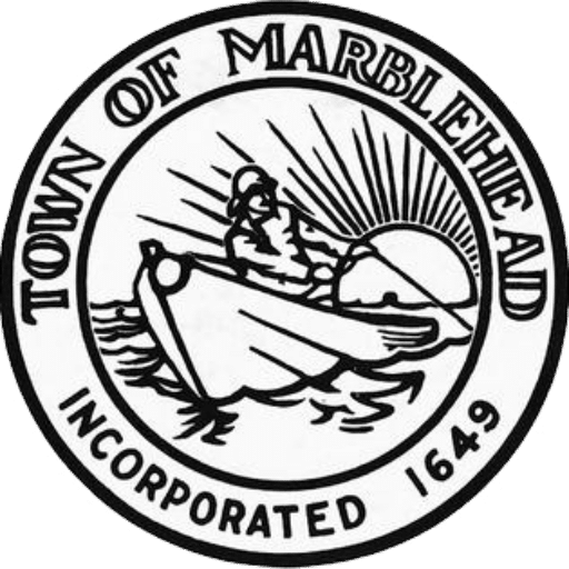Marblehead, Massachusetts town seal in Black and White