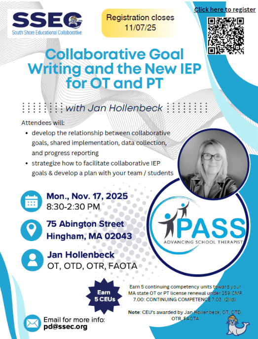 Collaborative Goal Writing and the New IEP for OT and PT