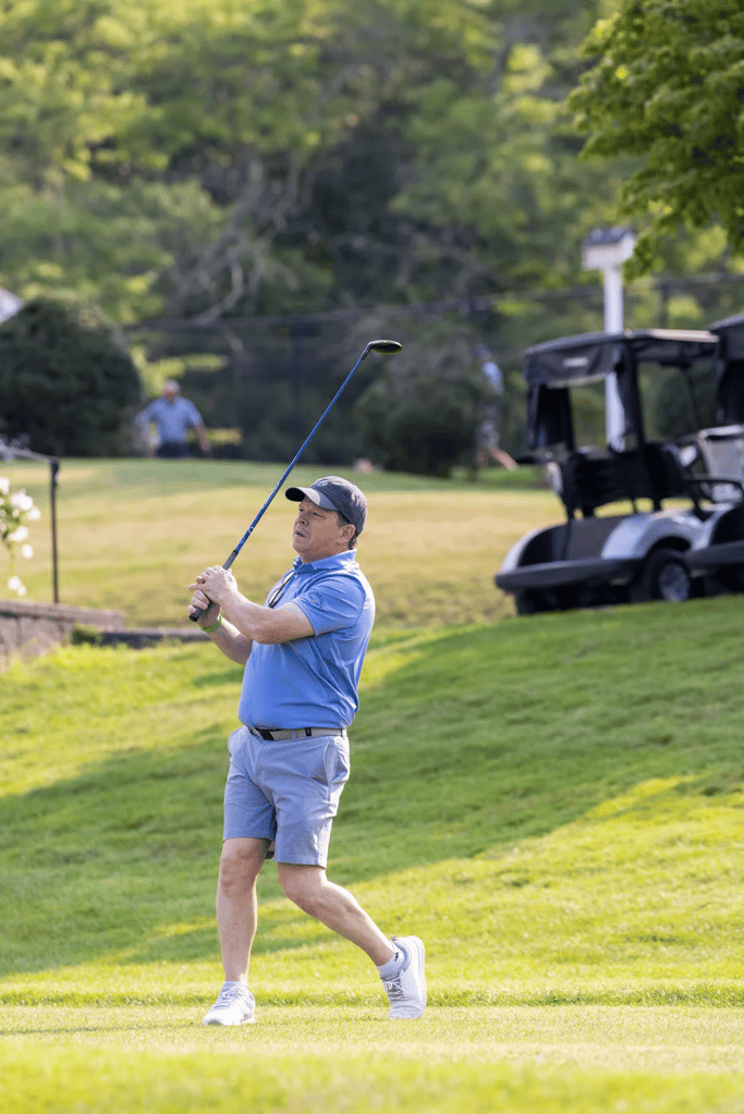 Chef and restaurant owner Paul Wahlberg participated in the tournament as a celebrity golfer. 