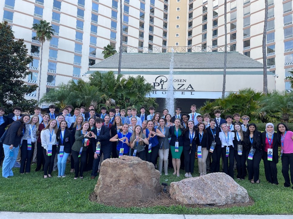 King Philip DECA attended the ICDC in Orlando, Florida.