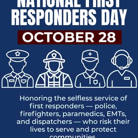 Hudson Fire Department Recognizes National First Responders Day