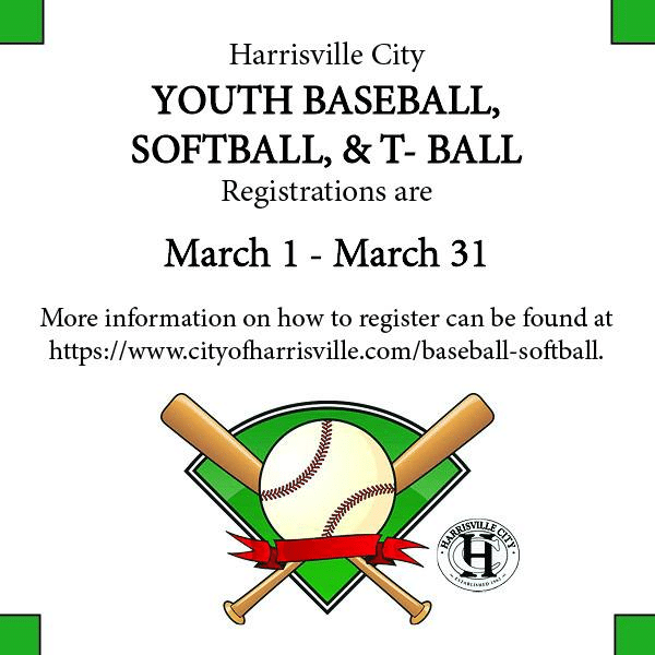 Baseball, Softball, & T-Ball Registration