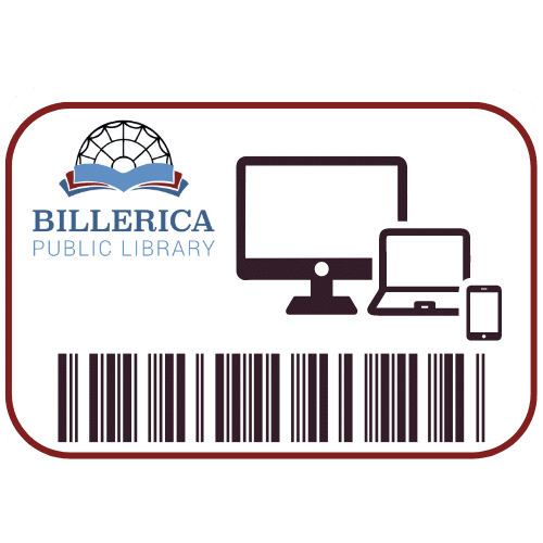 Sample Billerica Public Library E-Card image.