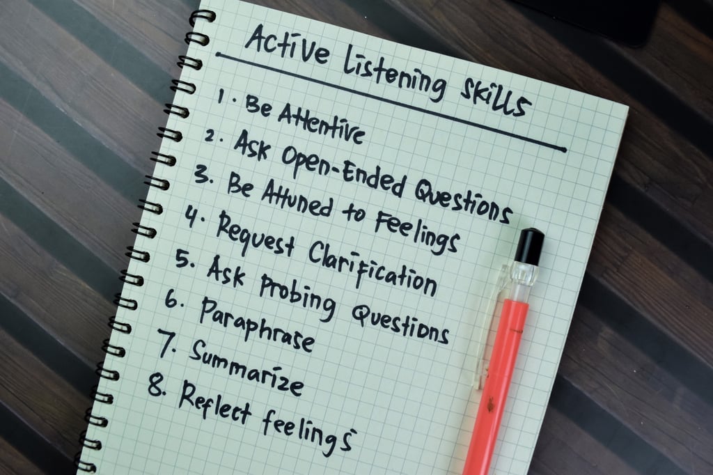 Active listening guide (Adobe Stock)