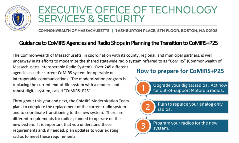 Executive Office of Technology Services & Security