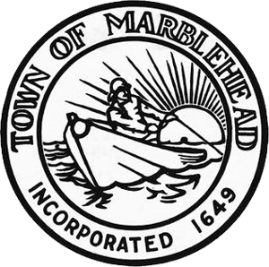 Marblehead, Massachusetts town seal in Black and White