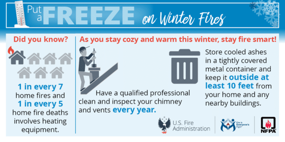 Enfield Fire District No.1 Shares Home Heating Safety Tips for Residents  This Winter – Enfield Fire District 1