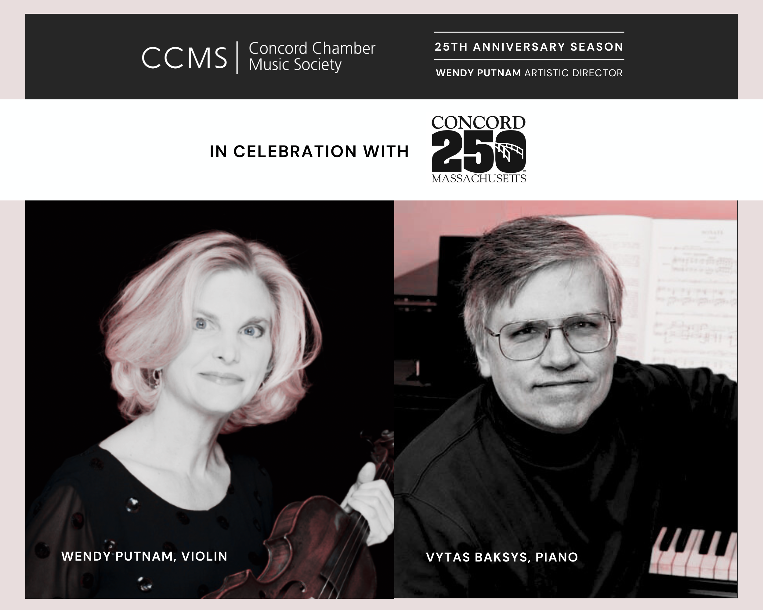 Concord Chamber Music Society Event Graphic