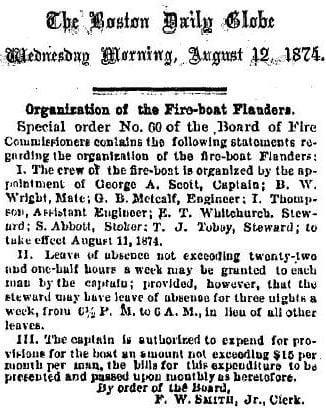 Organization of Fireboat Flanders.