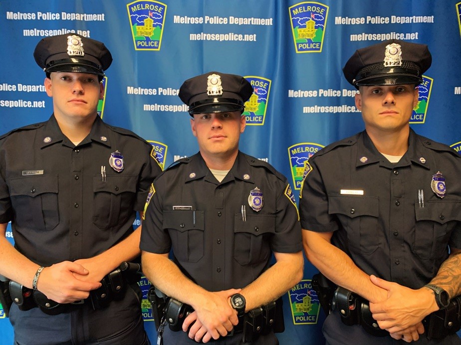 Melrose Police Department Welcomes Three New Officers from Police 