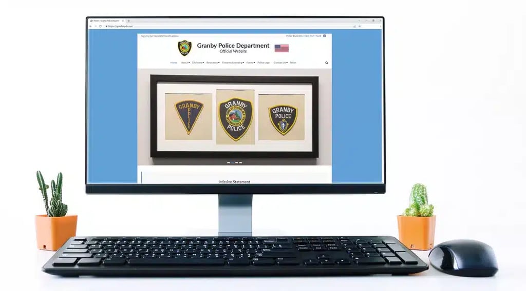 Granby Police Department Launches New site John Guilfoil Public