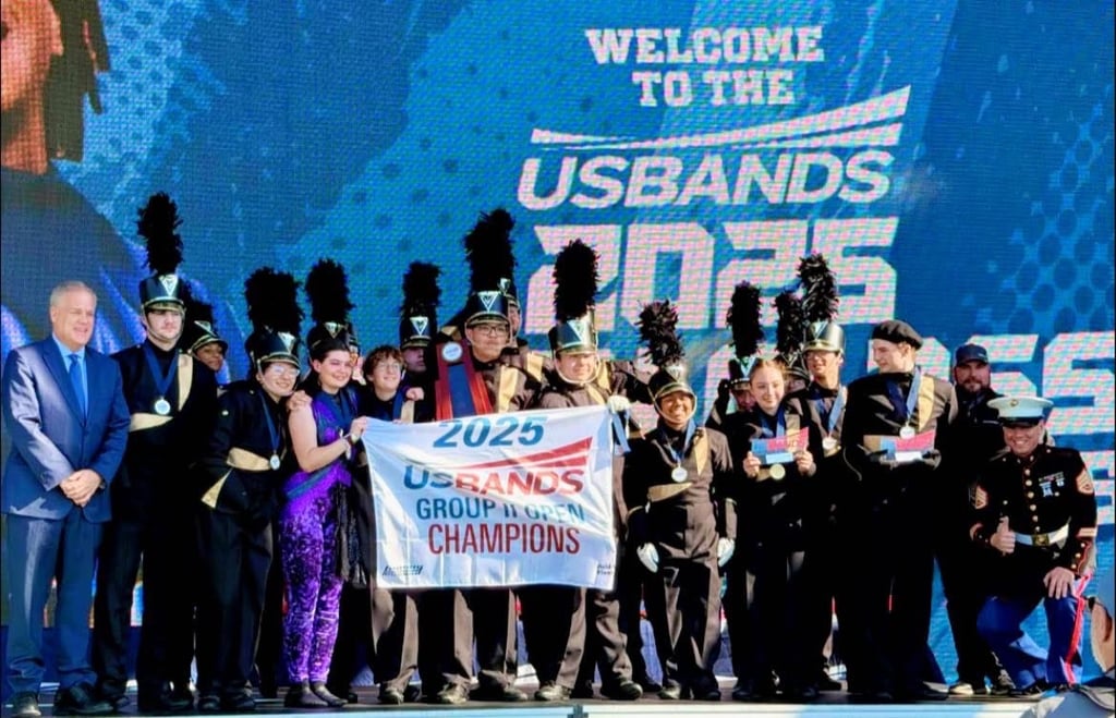 For the second year in a row, members of the King Philip Regional High School Marching Band named 2025 USBands Division II Open National Champions. 