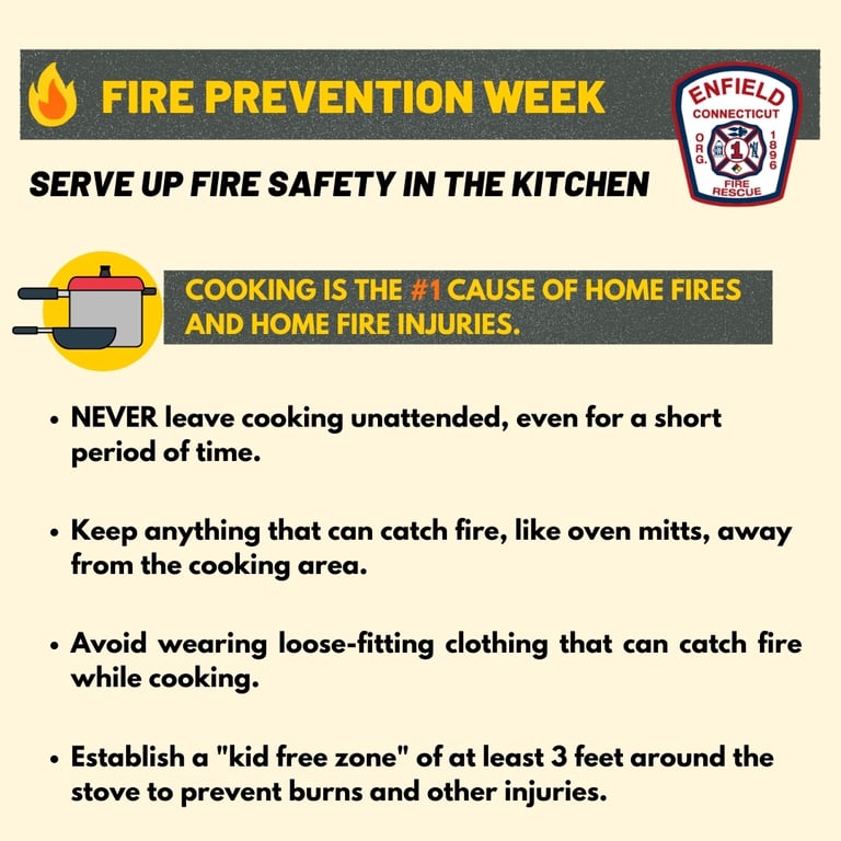 Enfield Fire District 1 Offers Safety Tips During National Fire Prevention Week