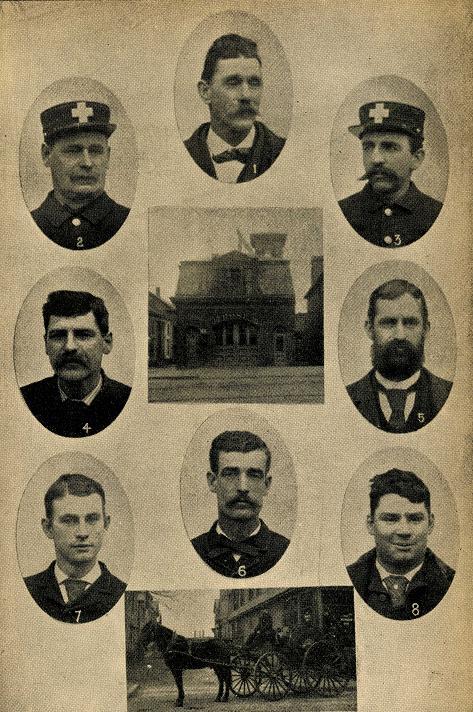 Company members of Hose Company 10 in 1887