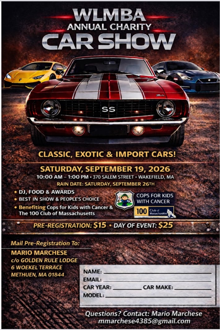 WLMBA Annual Charity Car Show