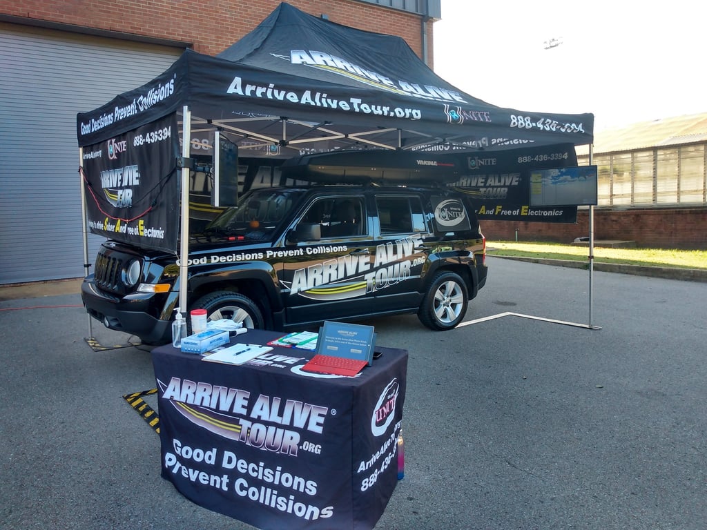 The UNITE Corporation is bringing its Arrive Alive Tour to King Philip Regional High School, offering its distracted and impaired driving simulator to students from 8 a.m. through 2 p.m. on Friday, June 6. 